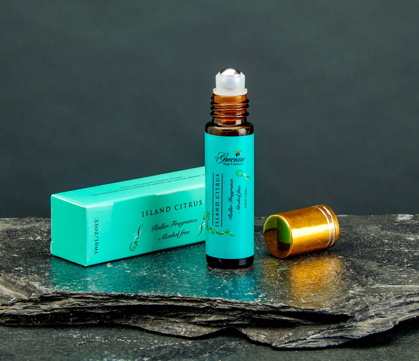Handcrafted Roll-On Women's Natural Jojoba Fragrance Perfume: Island Citrus
