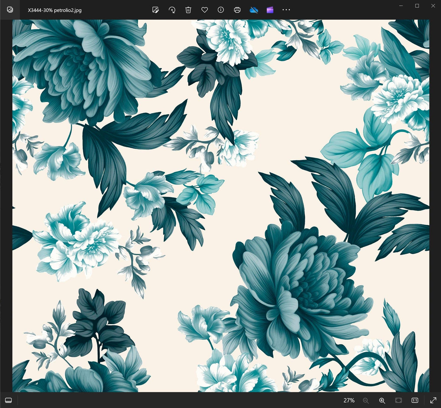 Italian Silk Print Top with Frayed Front Layers — New Style
