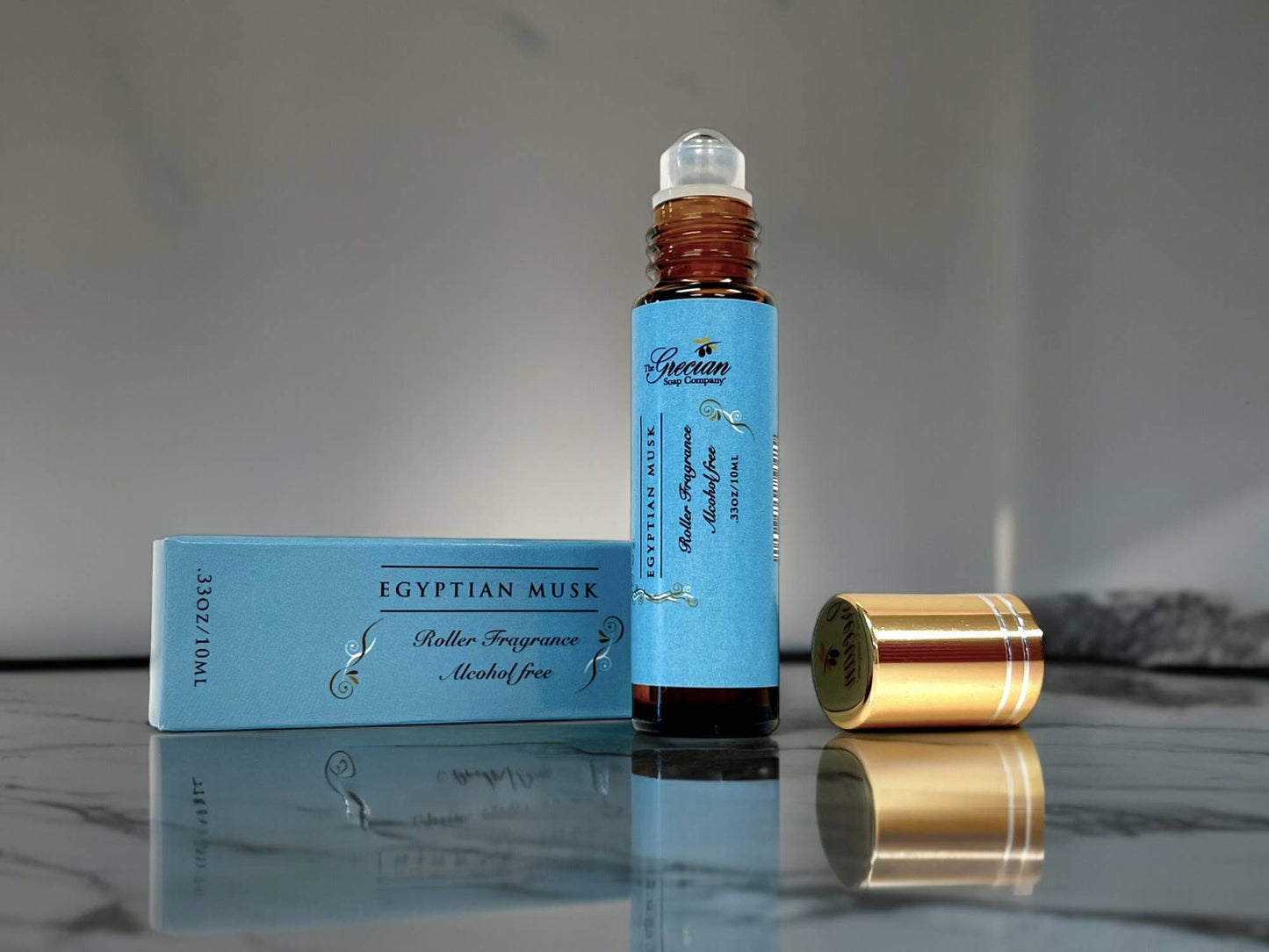 Handcrafted Roll-On Women's Natural Jojoba Fragrance Perfume: Island Citrus
