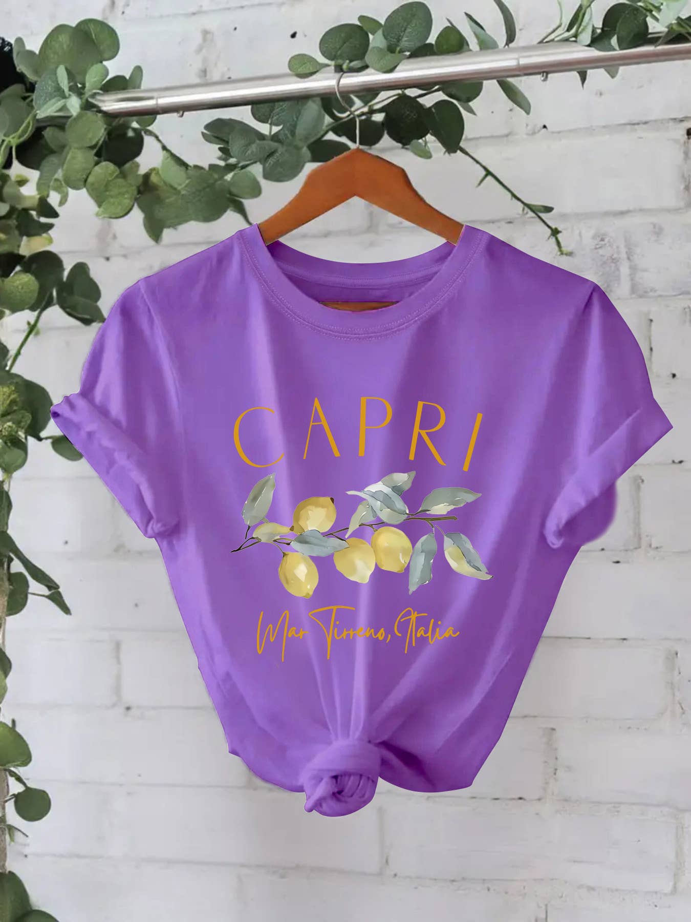 Capri Lemon Graphic Tee