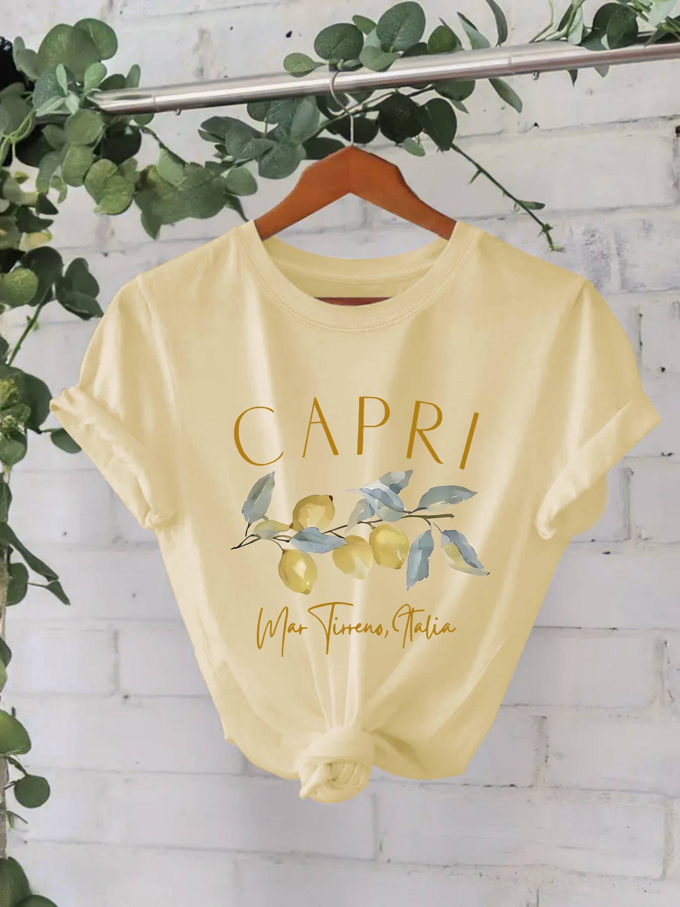 Capri Lemon Graphic Tee