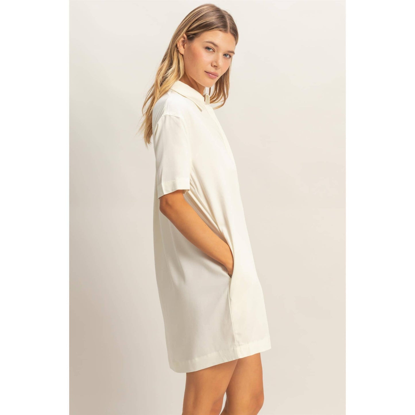 Collared Shirt Dress