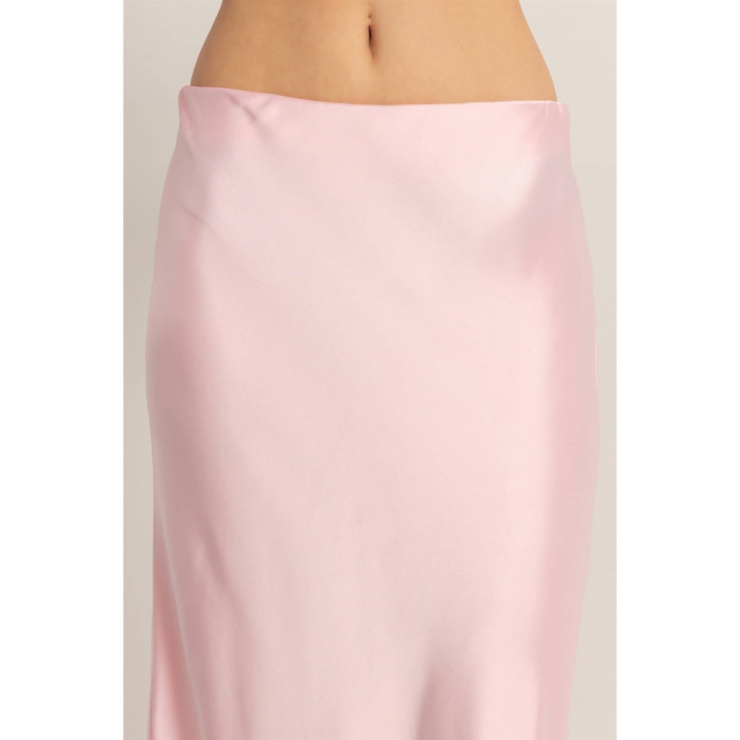 Satin Midi Skirt