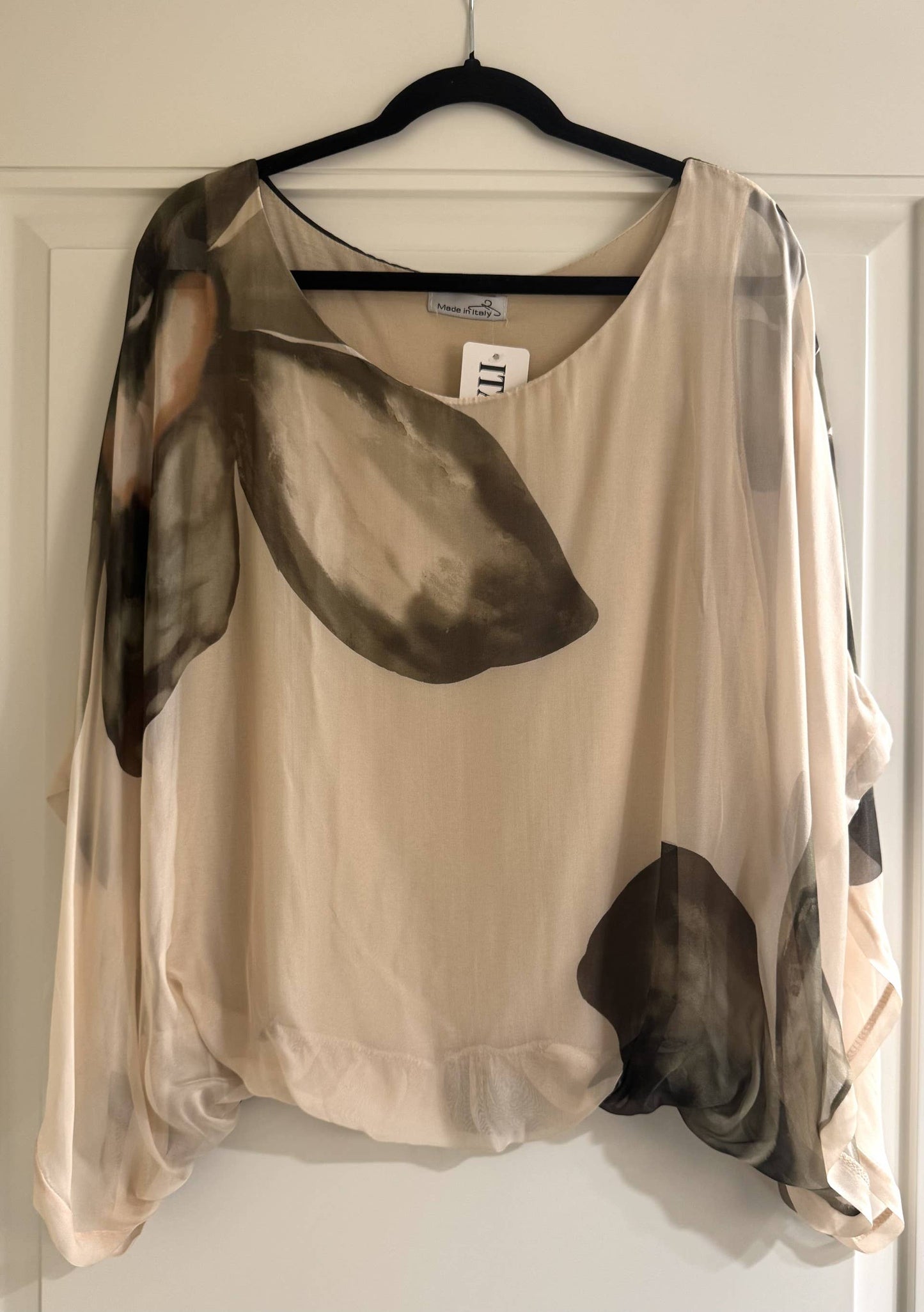 Italian Sublimation Printed Silk Top